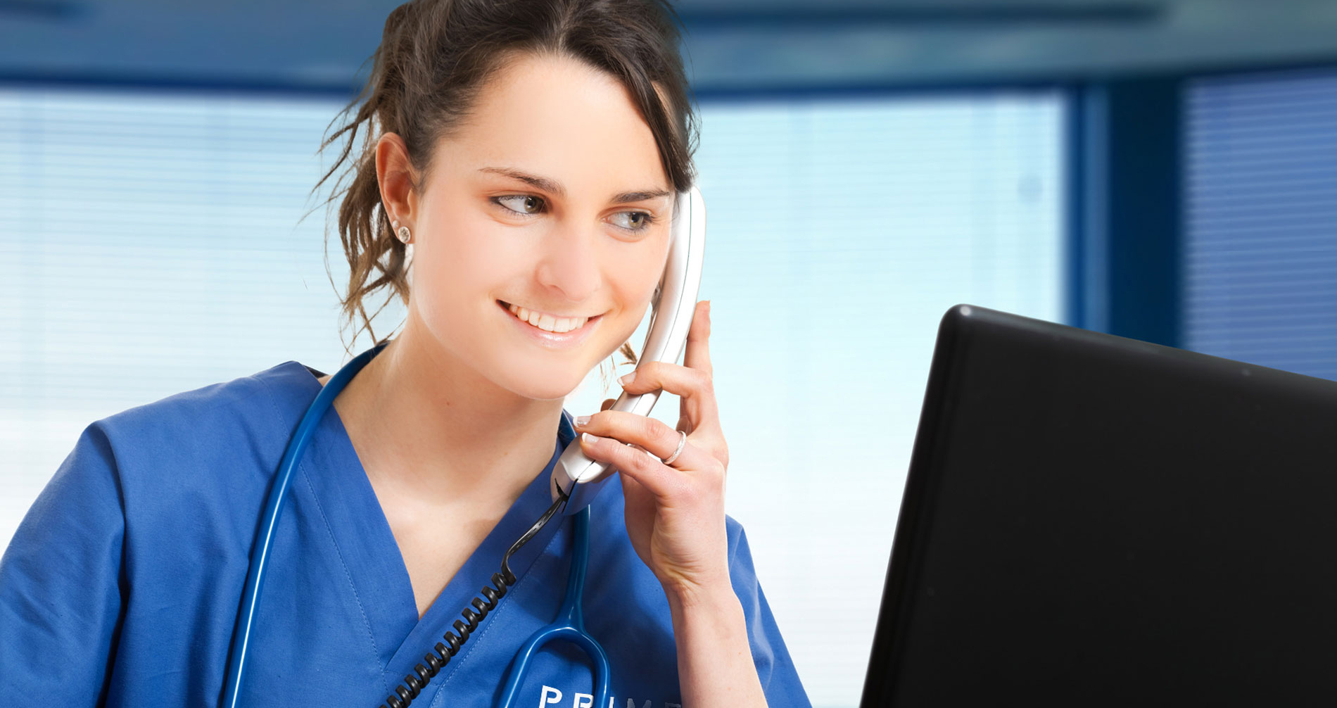 PRIME-Occupational-Medicine-Baton-Rouge-Louisiana-nurse-on-phone Nurse on Phone